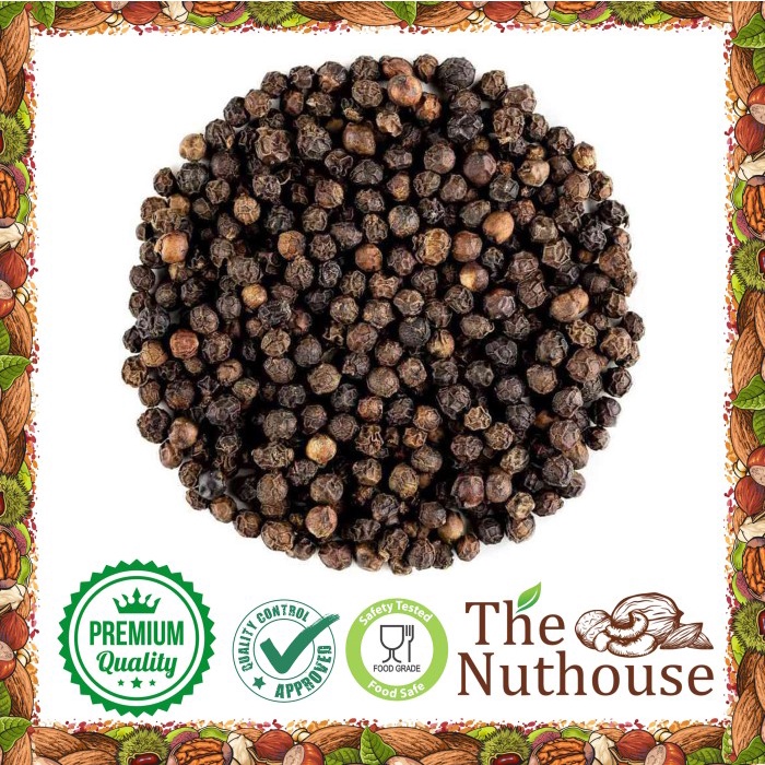 

Promo Terbatas 1Kg Whole Black Pepper / Biji Lada Hitam Utuh / Merica [Premium] Aman