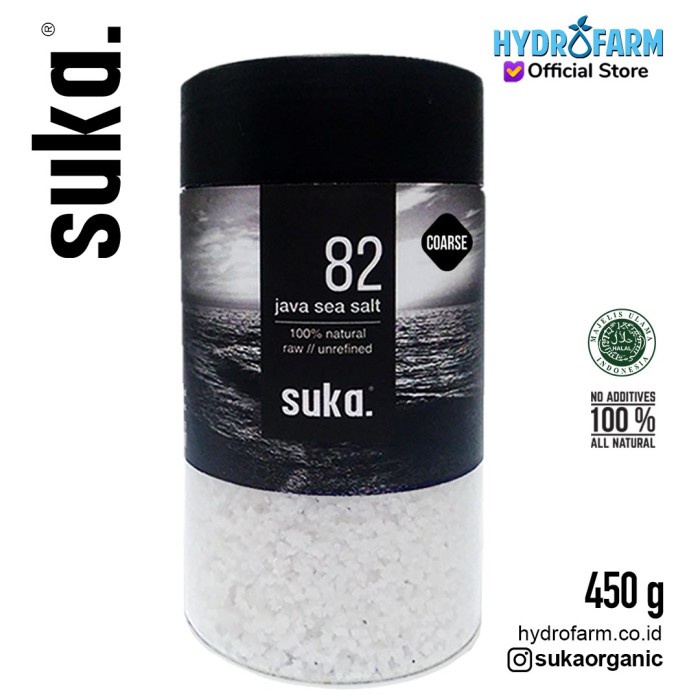 

Promo Terbatas Suka - Java Sea Salt Coarse / Garam Laut Kasar Natural ( 450Gr ) Aman