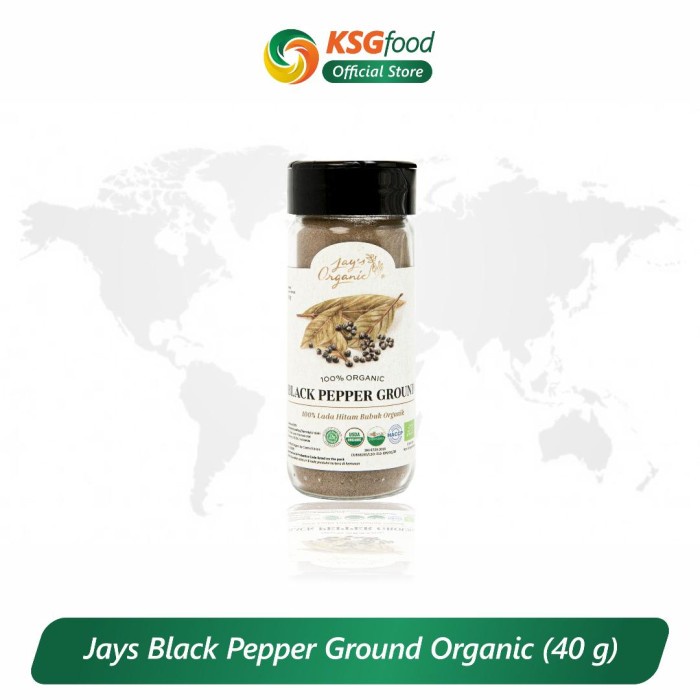 

Promo Terbatas Jay'S Black Pepper Ground Organic Aman