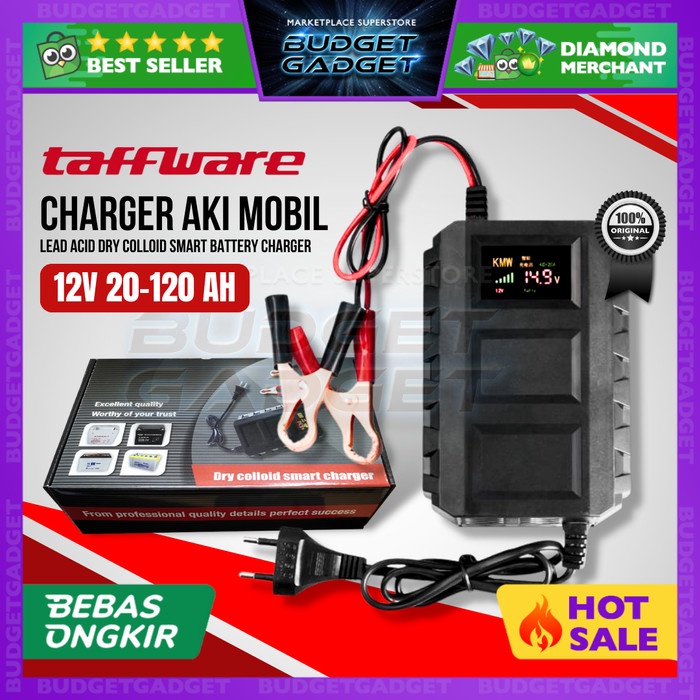Bagus Taffware Smart Charger Alat Cas Aki 12V 20A Mobil Motor Battery Dxy88