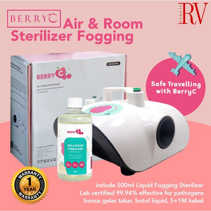 MESIN FOGGING + BERRYC LIQUID FOGGING