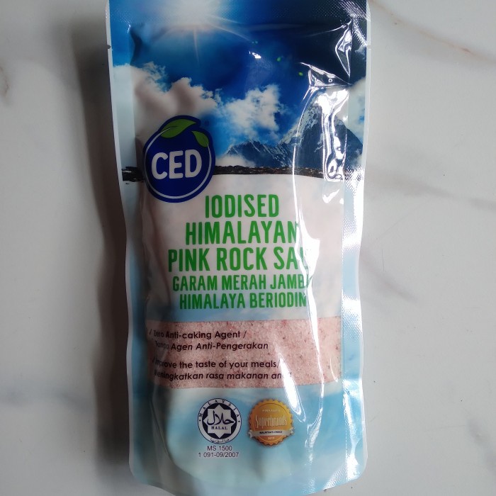 

Promo Terbatas Ced Natural Himalayan Pink Rock Salt 1 Kg/ Garam Himalaya 1Kg Aman