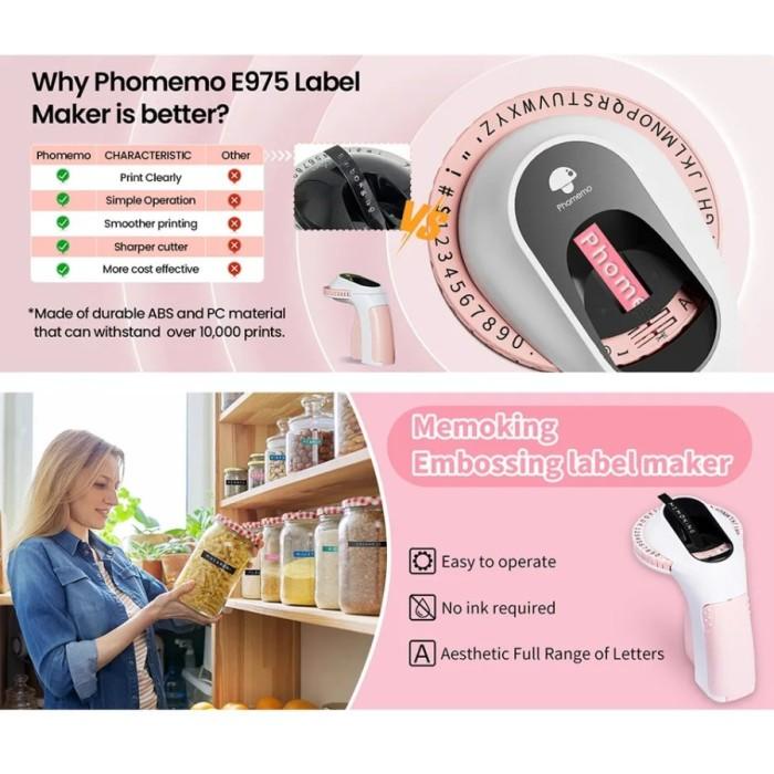 

Terbaru!! Termurah Ht-Label Maker Emboss 3D Stiker Label Diy Print Manual E975 Packing Aman