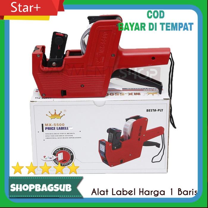 

Terbaru!! Alat Label Harga Expired Date Snack Kerupuk Price Label 8 Digit Mx 5500 Cod
