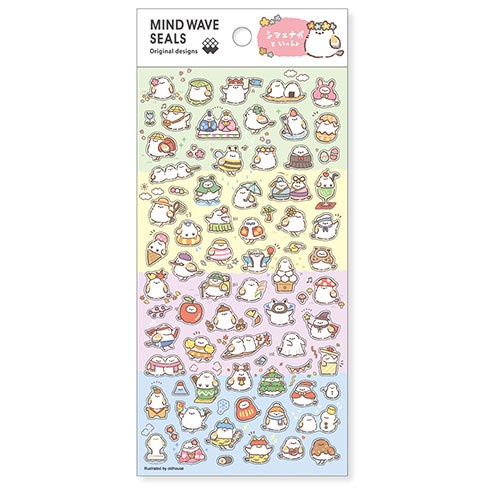 

Barang Terlaris Mind Wave Seal Original Design Pet Unique Characters Packing Aman