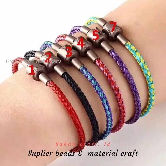 BAHAN GELANG EMAS WIRE ROPE KAWAT GOLD CHARM HURUF INISIAL