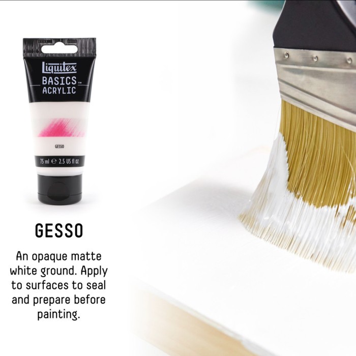 

TERLARIS Medium Cat Akrilik Liquitex Basics Gesso Acrylic Primer