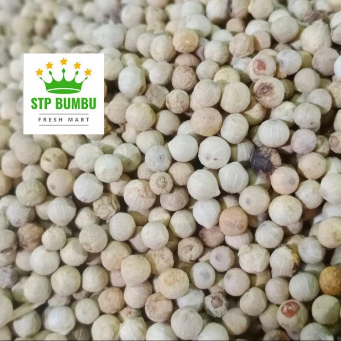 

Sale Terbatas Biji Lada Putih Bulat Utuh Super 250Gr Aman
