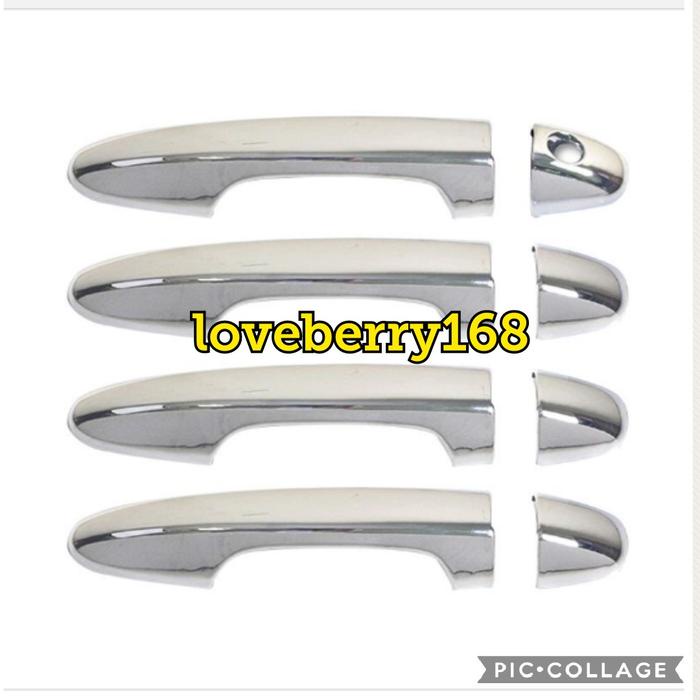 Cover Handle Chrome Toyota Hilux Revo Double Cabin Tahun 2016-Up Kode 100