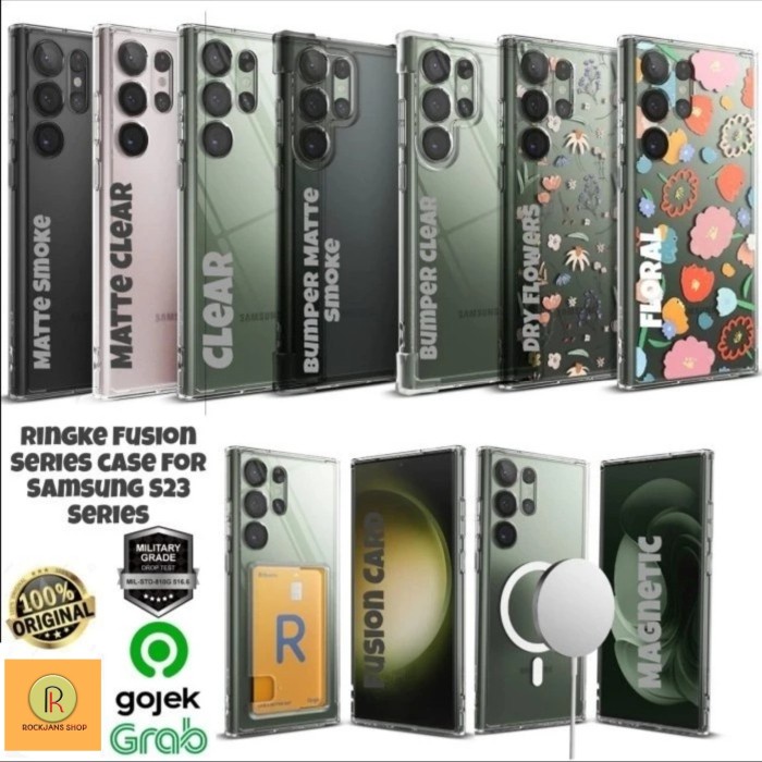 CASE SAMSUNG GALAXY S23 ULTRA S23 PLUS SAMSUNG S23 RINGKE FUSION ORI -