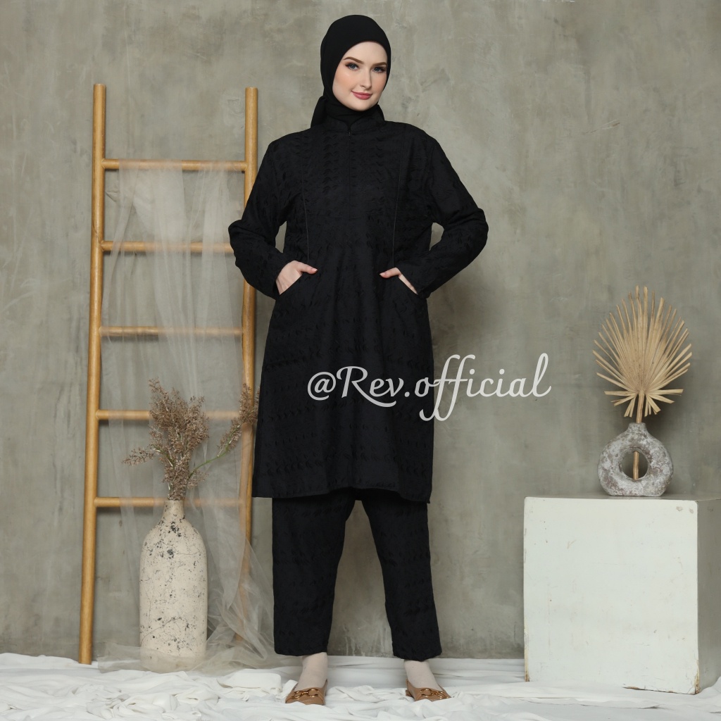 FLASH SALE BAJU UMROH WANITA SET ATAS BAWAH SETELAN TUNIK HAJI DAN UMROH