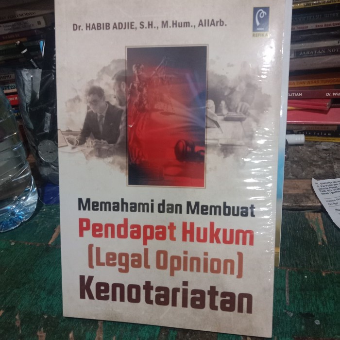 

SALE !!! MEMAHAMI DAN MEMBUAT PENDAPAT HUKUM KENOTARIATAN BY HABIB ADJIE ORI READYY