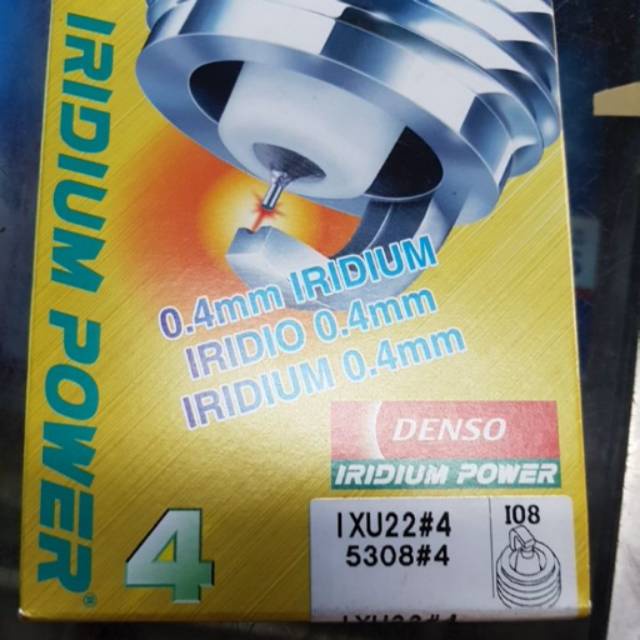 Busi iridium denso original ixu22 avanza xenia terios rush vvti