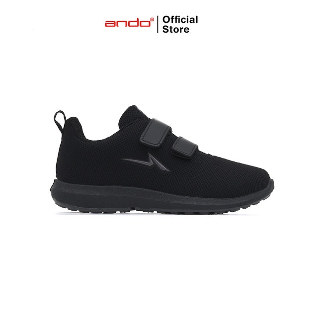Ando Official Sepatu Sneakers Liam Jt V Anak - Hitam/Hitam