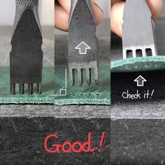 

OKA Factory 4mm DIAGONAL Hole Punches FRENCH STYLE pricking