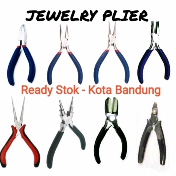 Tang Jepit - Tang Pembulat - Tang Potong - Tang Pelurus - Tang loop