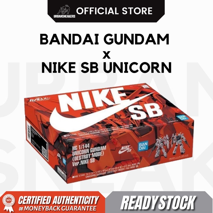 Bandai Gundam x Nike SB Unicorn (Destroy Mode) (1/144 Scale) HG