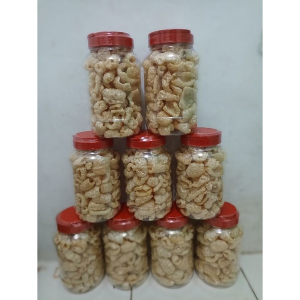 

A Kerupuk Kulit Babi Kerubi Kerupuk B2 Toples 2Liter Rambak