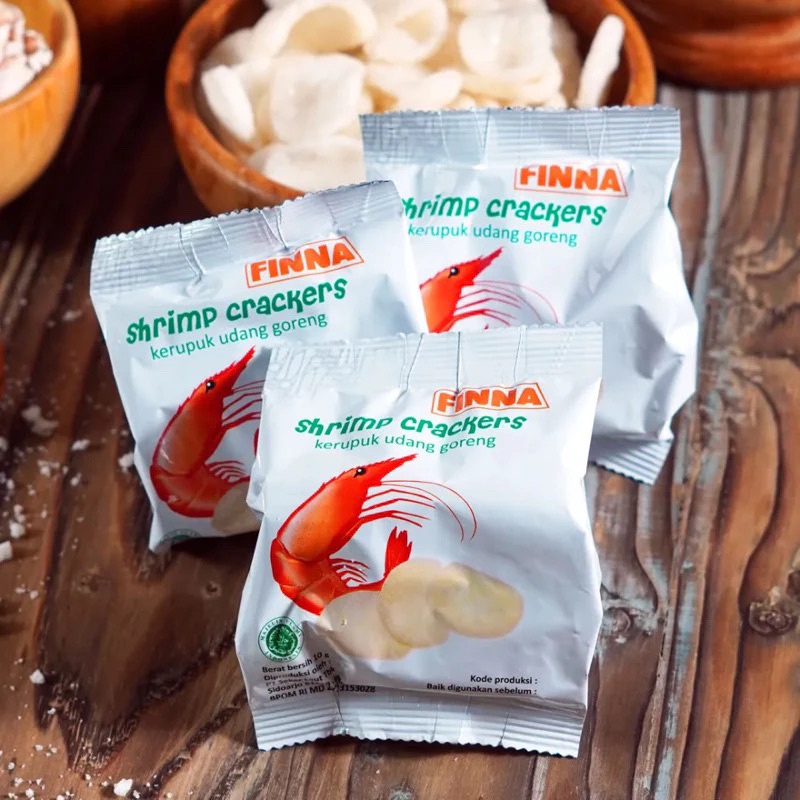

A Finna Kerupuk Udang Matang 10G [ Isi 60 Pack ]