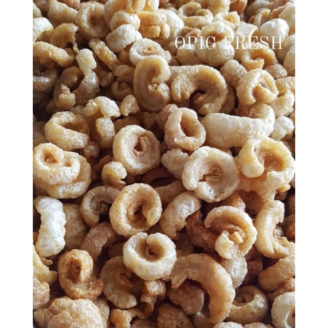 

A Kerupuk Babi Samcan Cap Opig Kemasan 100Gr