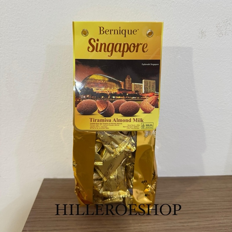 

A Coklat Bernique Singapore Tiramisu 250Gr Cokelat Import Chocolate Milk White Dark 250Gram
