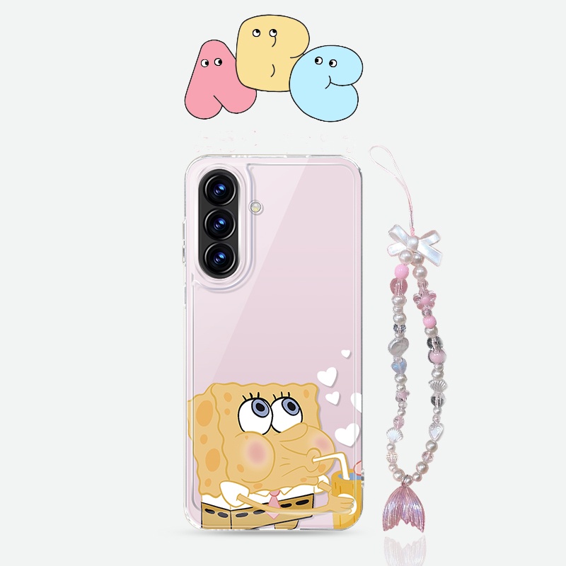 Spongebob Couple Lucu Case Iphone 11 13 Pro Max 16E 15 Pro Max 7 8 Plus Ip 12 13 Mini X Xs Max Xr 14