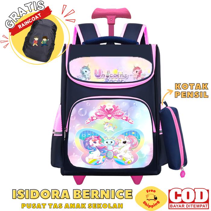 Tas Koper Anak Sekolah SD Perempuan Karakter Unicorn