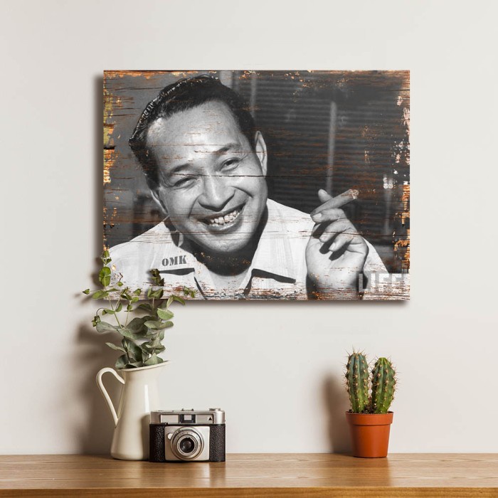 SALE Suharto Soeharto Tokoh Poster Kayu Dekorasi Dinding Home Decor