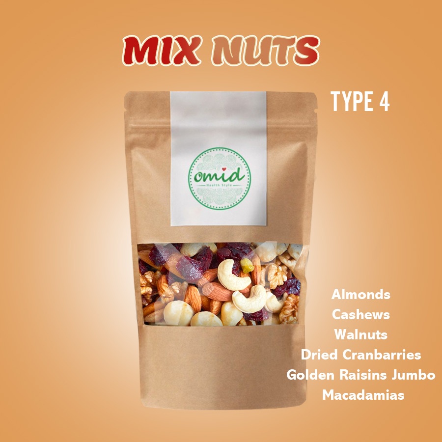 

A Mix Nuts / Mixed Nuts Campuran 3 Jenis Kacang & 2 Buah Kering