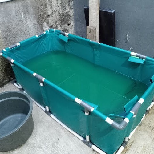 READY.. KOLAM TERPAL SLOT PIPA FULSET 150X85X80 PVC ORCHID