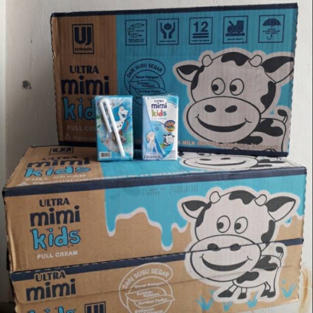 

(TopSeller) Susu Ultra Mimi kids rasa full cream ukuran 125 mili isi 40 pcs