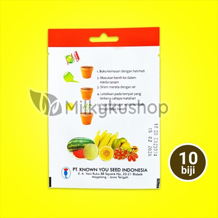 [TopSeller] BENIH KYS KNOWN YOU SEED MELON F1 GOLDEN AROMA KEMASAN PABRIK