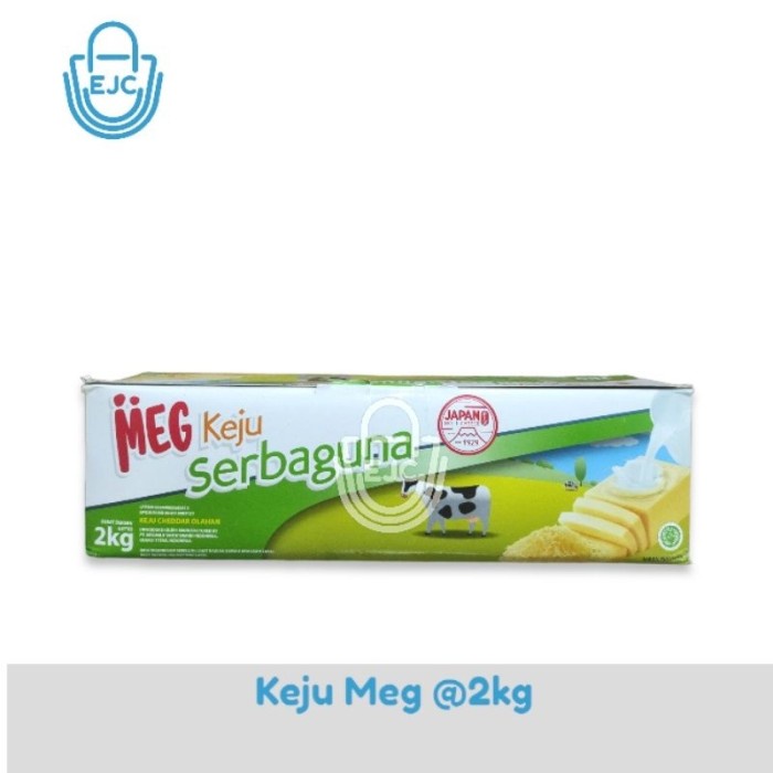 

(TopSeller) [EJC] Meg Keju Serbaguna Keju Cheddar Olahan 2Kg