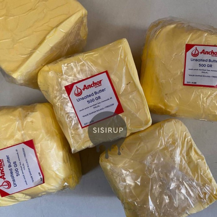 

(TopSeller) 500 GR Unsalted Butter Anchor 500 gram / Butter Anchor / Unsalted Butter