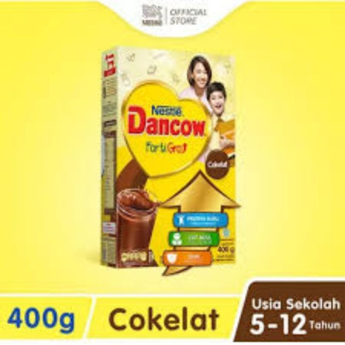 

(TopSeller) Dancow Fortigro 390g Coklat / Full cream/ t/ FORTIGRO