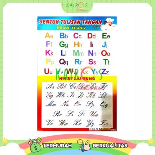 

Paket 5 Poster Edukasi Anak Belajar Mengenal Huruf, Angka, Hijaiyah, Hewan Dan Buah Karton Sekolah