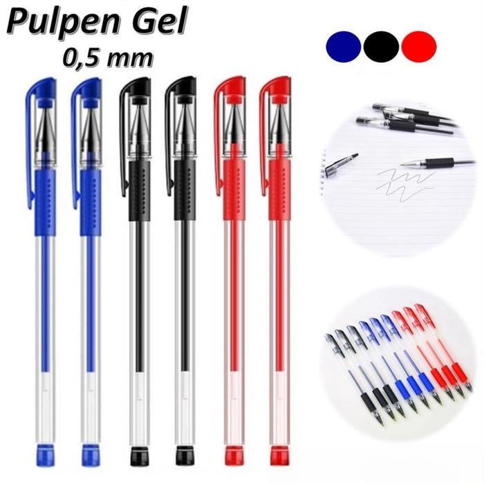 

Mmm - Cod Bundling Pena Gel 0.55Mm Refill Pulpen Pena Karakter Standart Tst Transparant 12Pcs 30Pcs