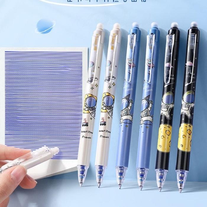 

Mmm - Pena Gel Karakter Astronot Dapat Dihapus Pulpen Gel Karakter 0.5Mm Pena Aesthetic Edition