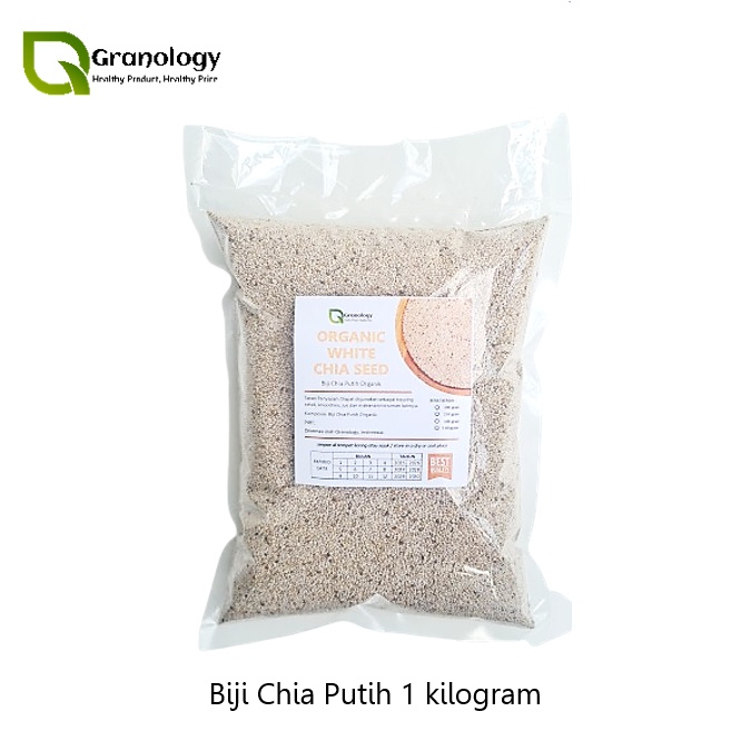 

A Organic White Chia Seed Peru (1 Kilogram) By Granology