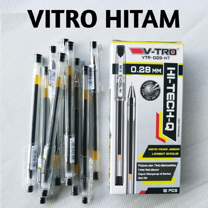 

Pulpen Hitech Kenko 0.28Mm Warna Hitam 1 Pak (Isi 12 Pcs) - Tinta Stationery