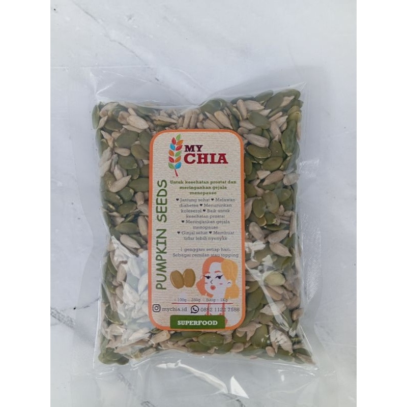 

A Mix Pumpkin & Sunflower Seeds 500G