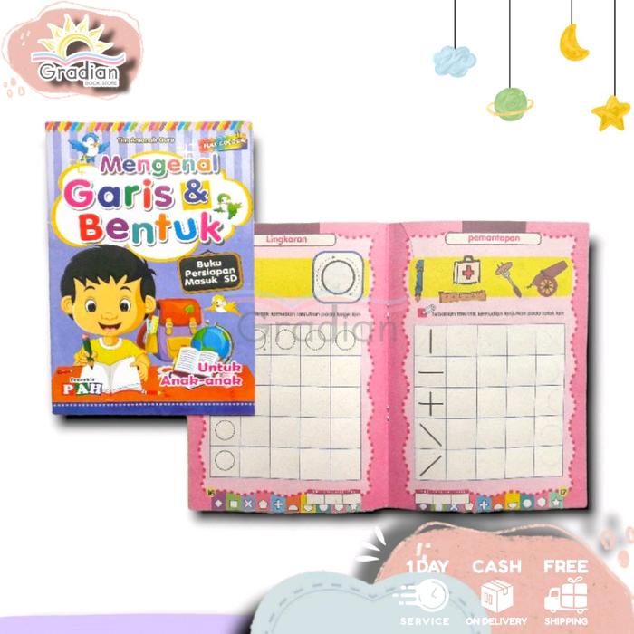 

Buku Aktivitas Anak Belajar Mengenal Menebali Menulis Garis Dan Bentuk Tk Paud