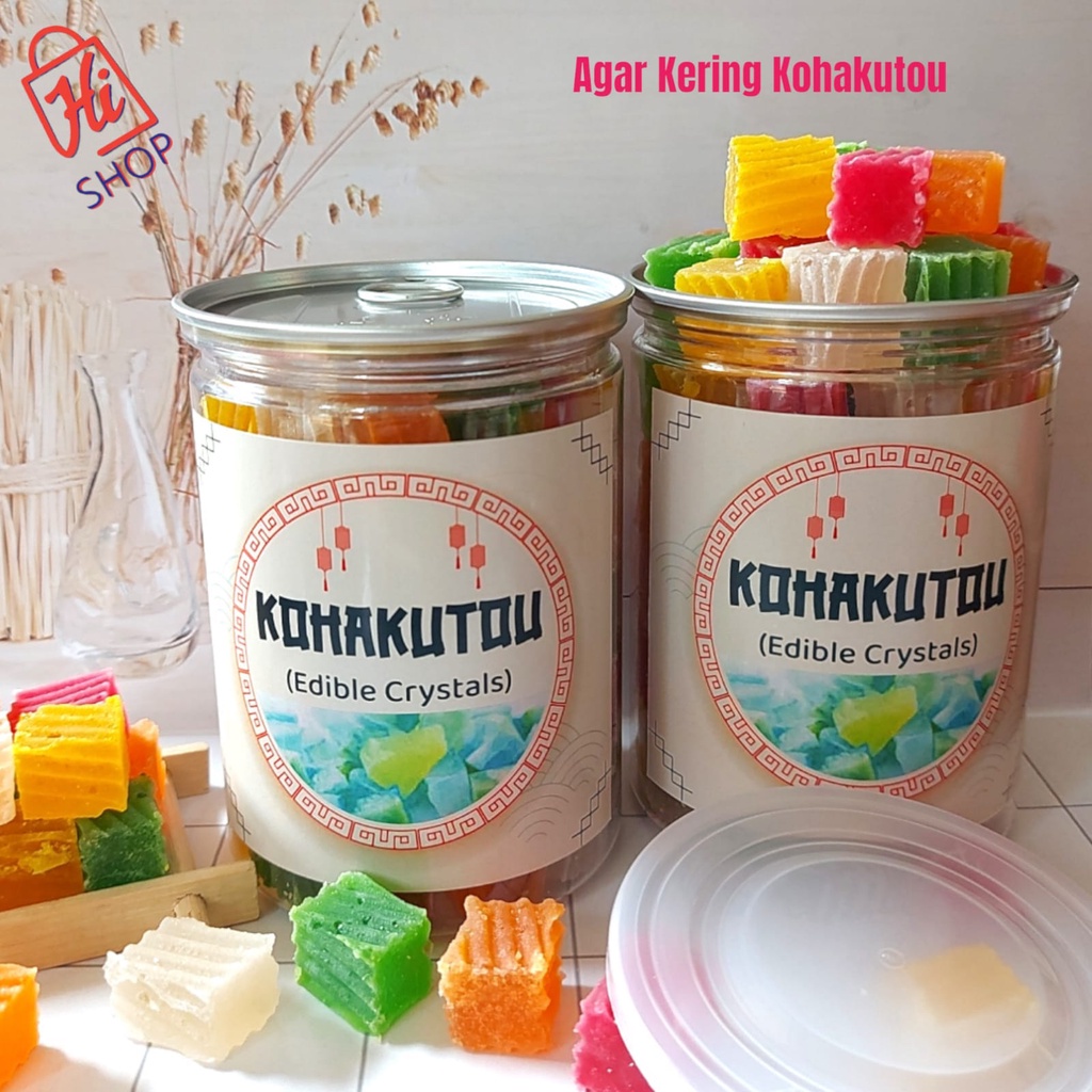 

A Can Agar Kohakutou 430Gr Hampers Edible Crystal Candy Kohakuto Kualitas Premium