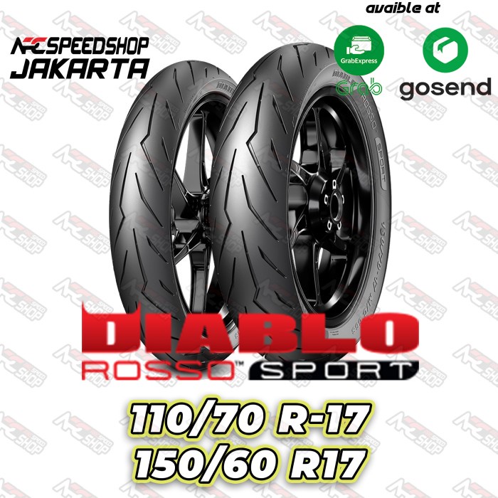 Ban Pirelli Diablo Rosso Sport 110 70 17 & 150 60 17 Ring 17 R17 CBR150 CB 150 CB 150X R15v3 R15v4