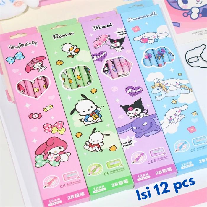 

Pensil 2B Motif Lucu Isi 12 Pcs Bonus Serutan