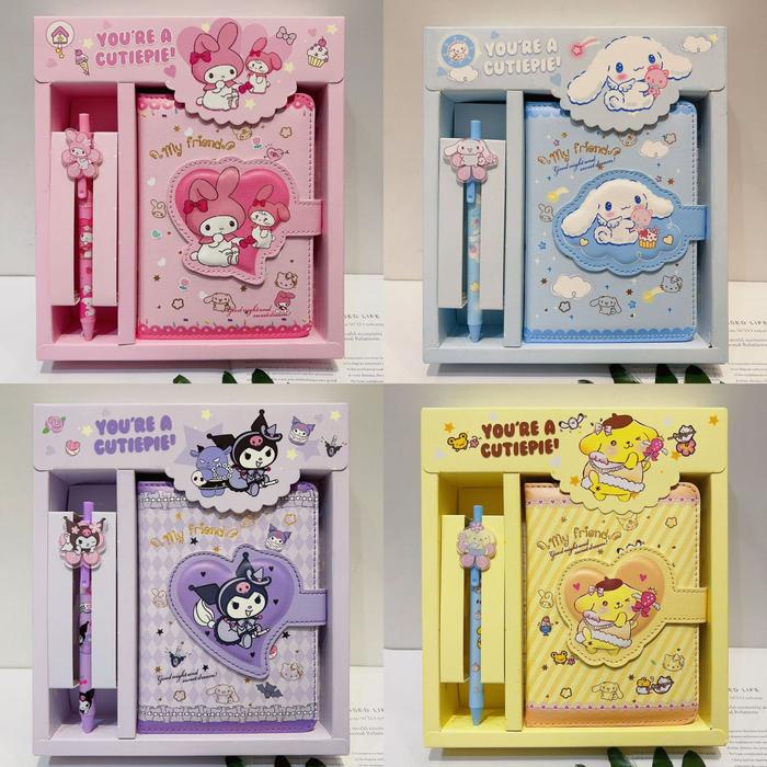 

Notebook Aesthetic 2In1 Notebook Mini Buku Tulis Diary Notebook Cute
