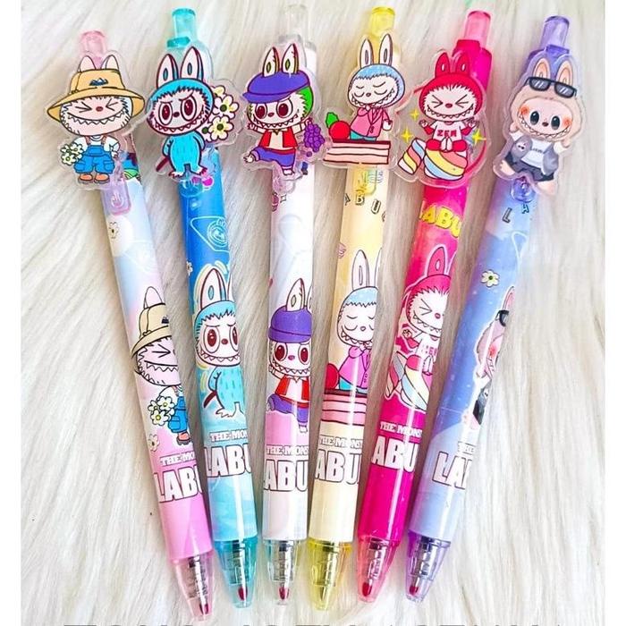 

Pulpen Labubu Murah Cetekan Keren Alat Tulis Unik Mekanik Bagus Ballpoint Pena Cetek Karakter