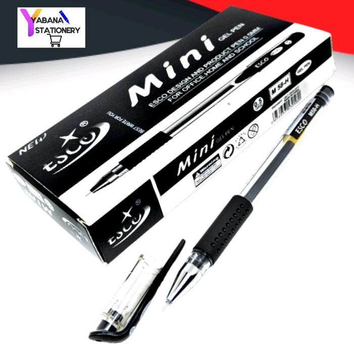 

Bolpen Gel Pen Pulpen Pena Esco Mini Gel Isi 12Pcs