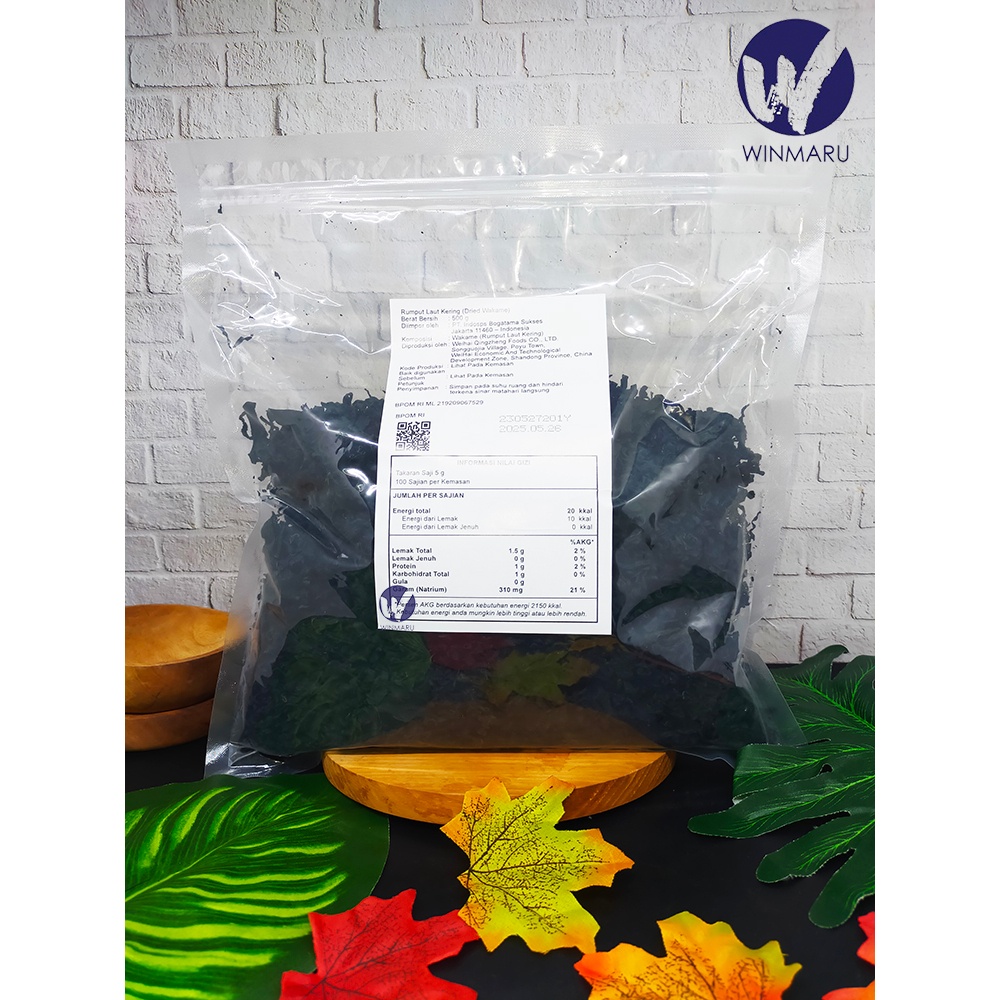 

A Dried Wakame 500Gr - 500 Gr / Dried Cut Wakame 500Gr