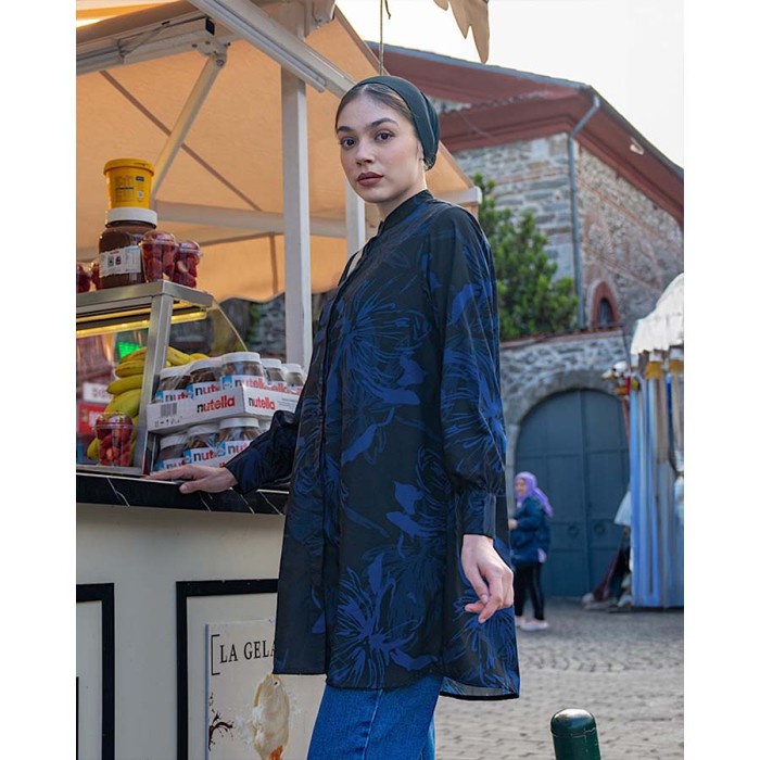 Heaven Lights - Savannah Long Shirt - Tunik Motif Wanita - Tunik Kekinia